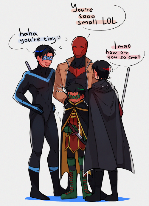 damianbeingshort: huyandere: dami is a short king This is it