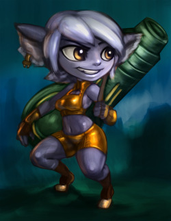 xdraws:  There.  Zero Suit Tristana.