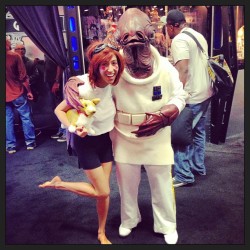 It&rsquo;s a trap! #whenadmiralackbarknowsyoureapornstar (at San Diego Comic-Con 2013)