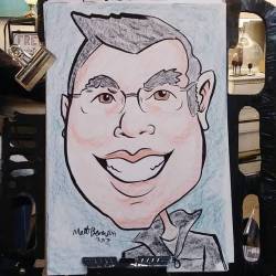 At Setting the Space doing caricatures!  #artistsontumblr #artistsoninstagram