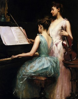 the-garden-of-delights:  “The Sonata” (1889) by Irving