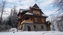 lamus-dworski:  Historical wooden villas in Zakopane, Poland.