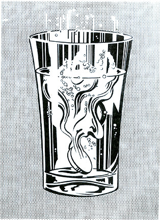 artist-lichtenstein:Alka Seltzer, 1966, Roy LichtensteinMedium: