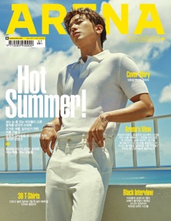 lnse:  170619 Jung Yong Hwa Covers Arena Homme Plus July 2017