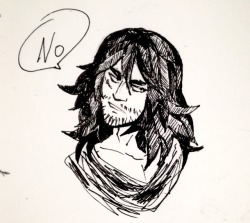 georginoschkavincenart:aizawa doodle