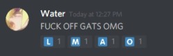 gats: watermystic277: @gats IS USING THE FUCKING NEW DISCORD