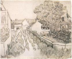 vincentvangogh-art:   Village Street  1890   Vincent van Gogh