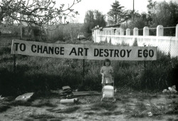 neo-catharsis: Ben Vautier, To Change Art Destroy Ego, 1965