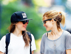  Ellen Page and Kate Mara spotted out in New York City on June