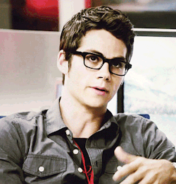 In this gif, Dylan O'Brien looks like a web-developer or something