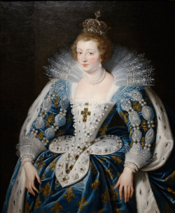 andheaventoo:  Portrait of Anna of Austria, Queen of France (1601-1666)