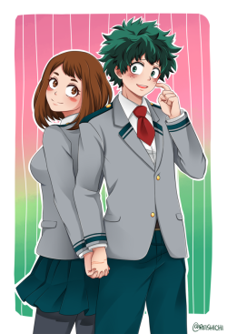 reishichi:  Here’s IzuOcha for my fellow fans!~ This is my
