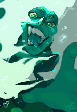 kitkaloid:  a doodle of malachite to relax