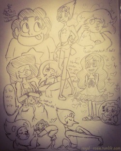 royal–rosie:  Some sketches after watching Coach Steven.