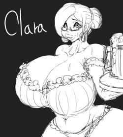 fedefyr:  ber00:  beer maid Clara  She came out so awesome berm!