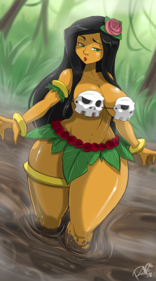 shonuff44: HULA GIRL in Quicksand.  This set of commissions