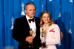 hanniballecters:  Sir Anthony Hopkins and Jodie Foster with their