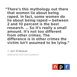 nprbooks:  Krakauer tells NPR’s Rachel Martin about his new