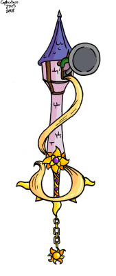 I don’t know if the official Tangled keyblade has been seen