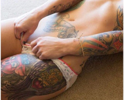 gorg-babes:  the hottest inked ones —> http://gorg-babes.tumblr.com