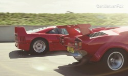gentlemenfck:  Ferrari F40 vs Lamborghini Countach 