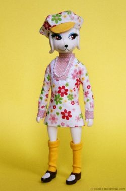 4lung:  hipster-animals:  Doll-makers in the ‘60s threw everything