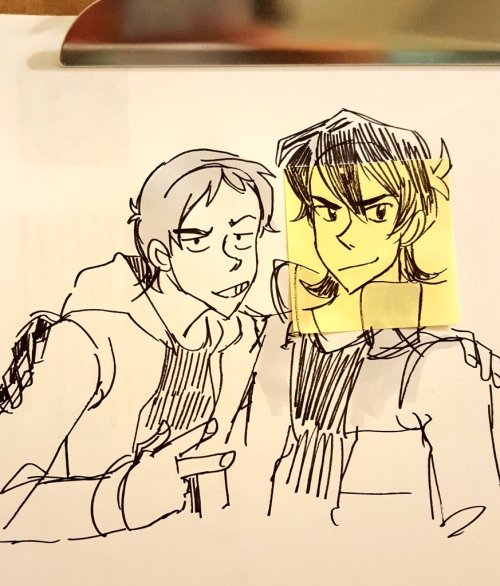 chiumonster: doodled some voltron boys the other night 