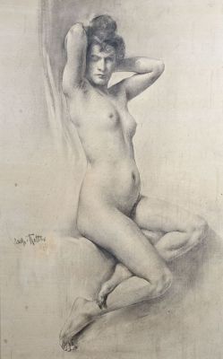 fabriciusitalicus:  Caspar Ritter (1861-1923) Nudo femminile