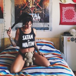 creepstreet:  Monday’s Muse @itsbeepss! #Creepettes #SatanIsWaitin