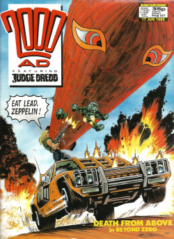 Cover by Kev Hopgood for 2000AD Prog 631 (June 1989). From a