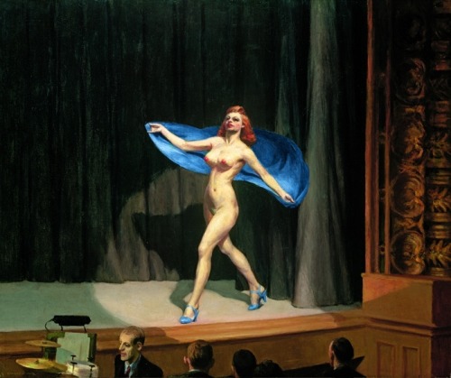 girliemagazine:  Edward Hopper - Girlie Show, 1941 