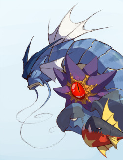 poke-ventures:  Aldric the Gyarados, Prince the Starmie, Dorian