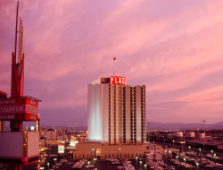 vintagelasvegas:Downtown Las Vegas, 1980, seen from Holiday International.