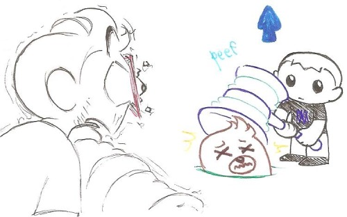 pepperemi:  Mole Hammers aka Markiplier’s The Sorest Loser I Have Ever Seen In My Life*I thought drawing them in a style similar to the game’s would be more fitting than what I usually do