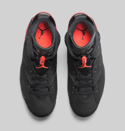 zapasdbasket:  Release Air Jordan VI “Black/Infrared” Color: Black/Infrared