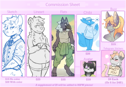 opossumscribbles: Commissions are now OPEN! You can find all