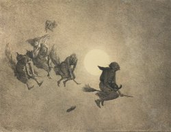 deathandmysticism:  William Holbrook Beard, The Witches’ Ride,