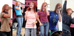 im-a-paramonster:  Hayley Williams on stage - 2005/2014 
