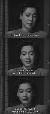 asbestoe:  Setsuko Hara in Akira Kurosawa‘s No Regrets For