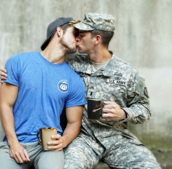 Gay Cuddles And Kisses