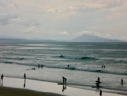 snowonfriday:  Late summer afternoon play Cote de basques 