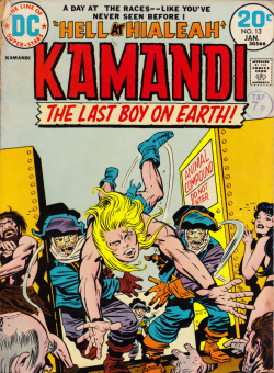 Kamandi No. 13 (DC Comics, 1974). Cover art by Jack Kirby.From Orbital Comics in London.