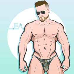 @raif_moore #TheEdArt #EdArt #Illustrator #Ilustracion #Gay #GayArt