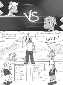 Pokemon Combat Academy, pg 36-37Pawl vs Jolt.  Can Pawl overcome