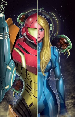 superioritykomplex:  Samus Aran by Chrissie Zullo