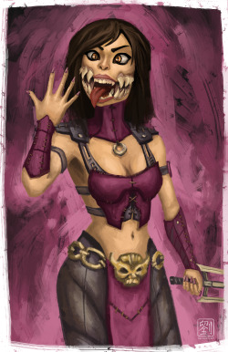 keeterz:  A silly 5Time Mileena that I did for Yo! Videogame’s