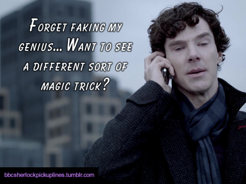 “Forget faking my geniusâ€¦ Want to see a different sort of magic trick?”  Based on a suggestion by anonymous.