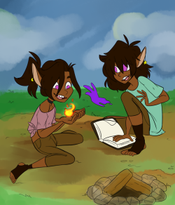 keplercryptids:  allye-cat-draws:  twins week day 3-Childhood