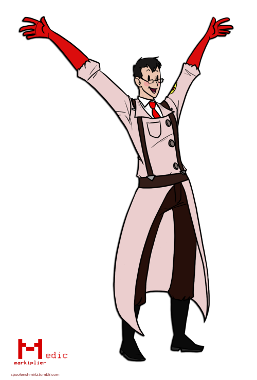 spoofenshmirtz:  I don’t think I’ve ever seen anyone posting a drawing of Mark as the Medic so I thought I should fix that. 