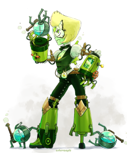 estevaopb:   Steampunk Peridot! She does her best to maintain
